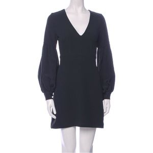 Alexis NWOT v-neck long sleeve empire waist mini dress
